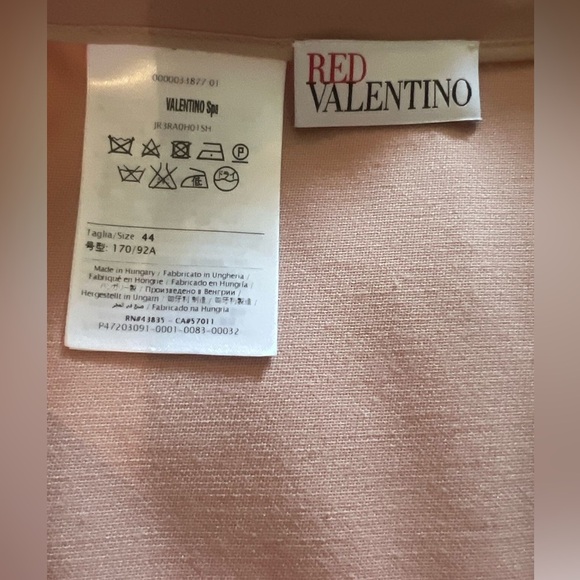 RED Valentino A-Line Pink and Red Cocktail Skirt - Picture 2 of 5